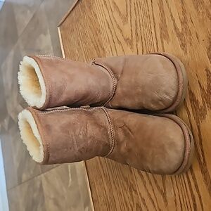 UGG Women's Classic Shearling Lined Short II Boots Chestnut - Size 6